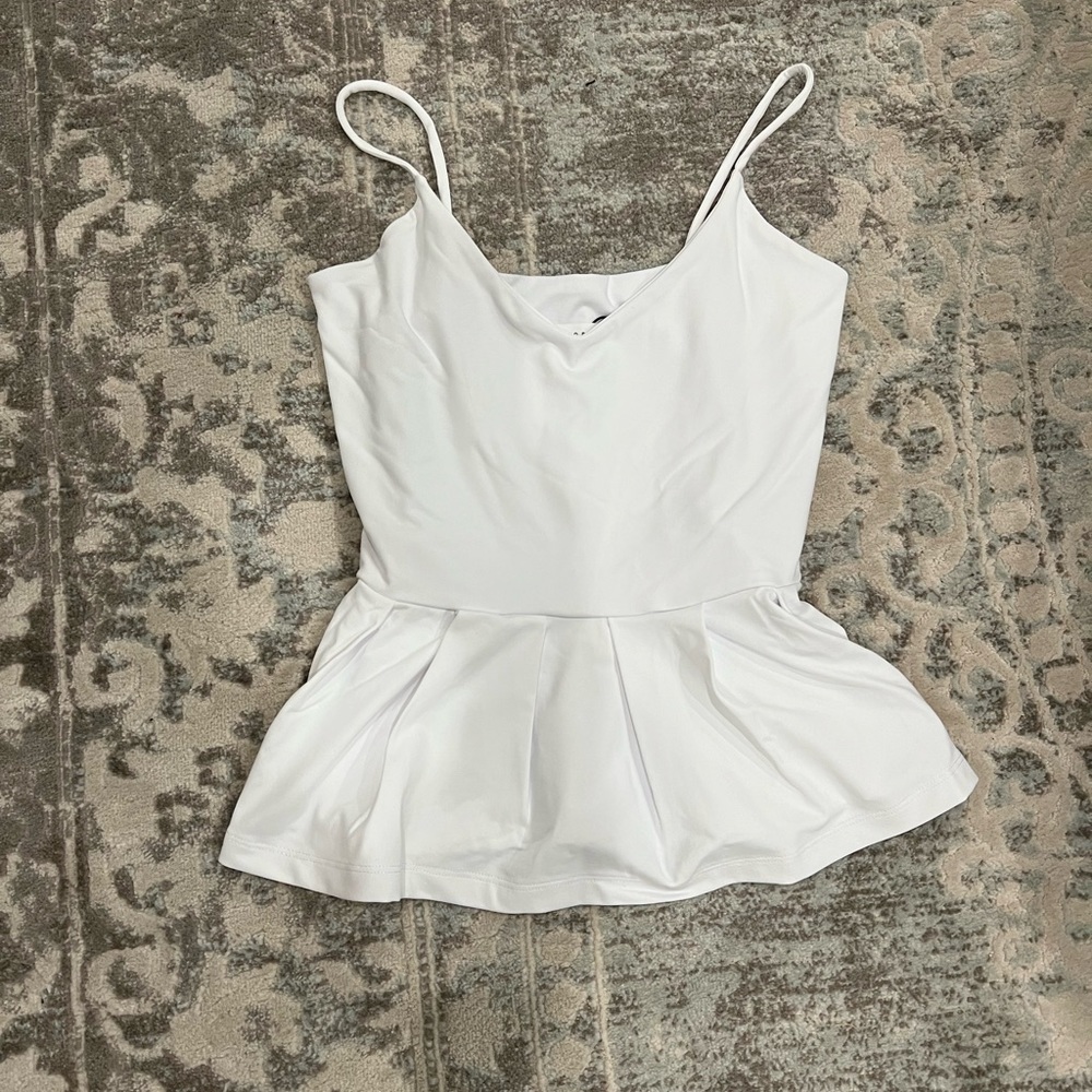 White Susana Monaco tank! New with tags! Size small!